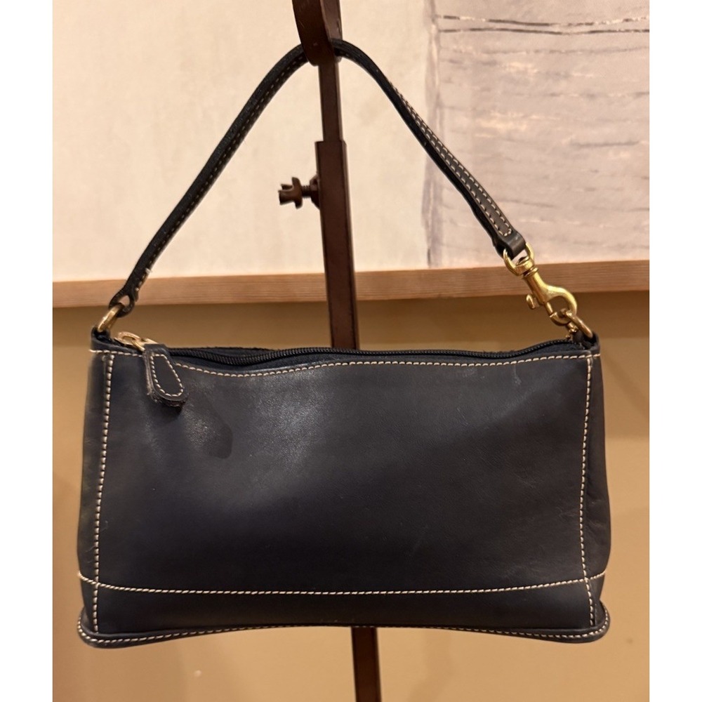 Vintage Coach Demi Bleeker 9311 Hand Bag Pouch Black Vintage USA - Picture 6 of 9